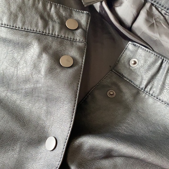Faux Leather Skirt - Picture 3 of 3